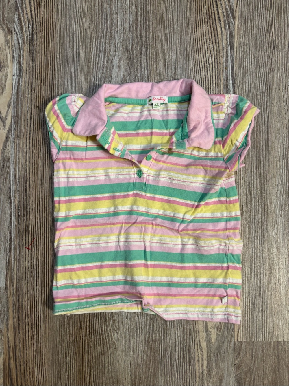 Vintage Old Navy Striped 4T Collared Top